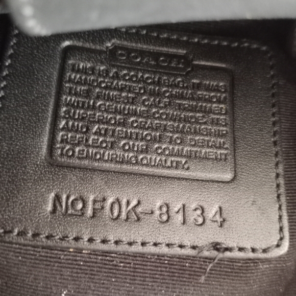 Y2K VINTAGE COACH SHOULDER LEATHER BAG # 8134 - Picture 5 of 12